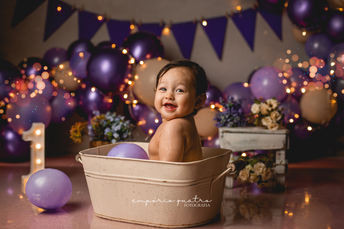 Ensaio Smash The Cake ABC