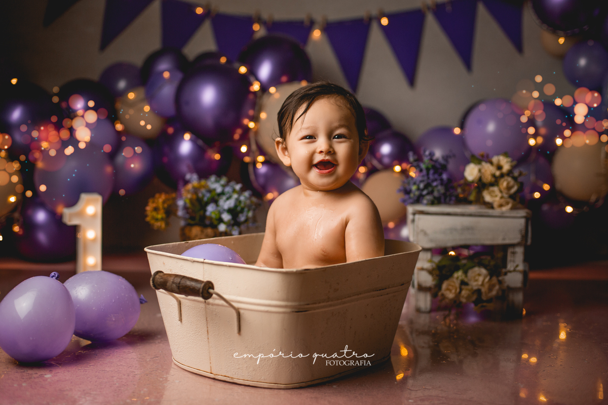 Ensaio Smash The Cake ABC