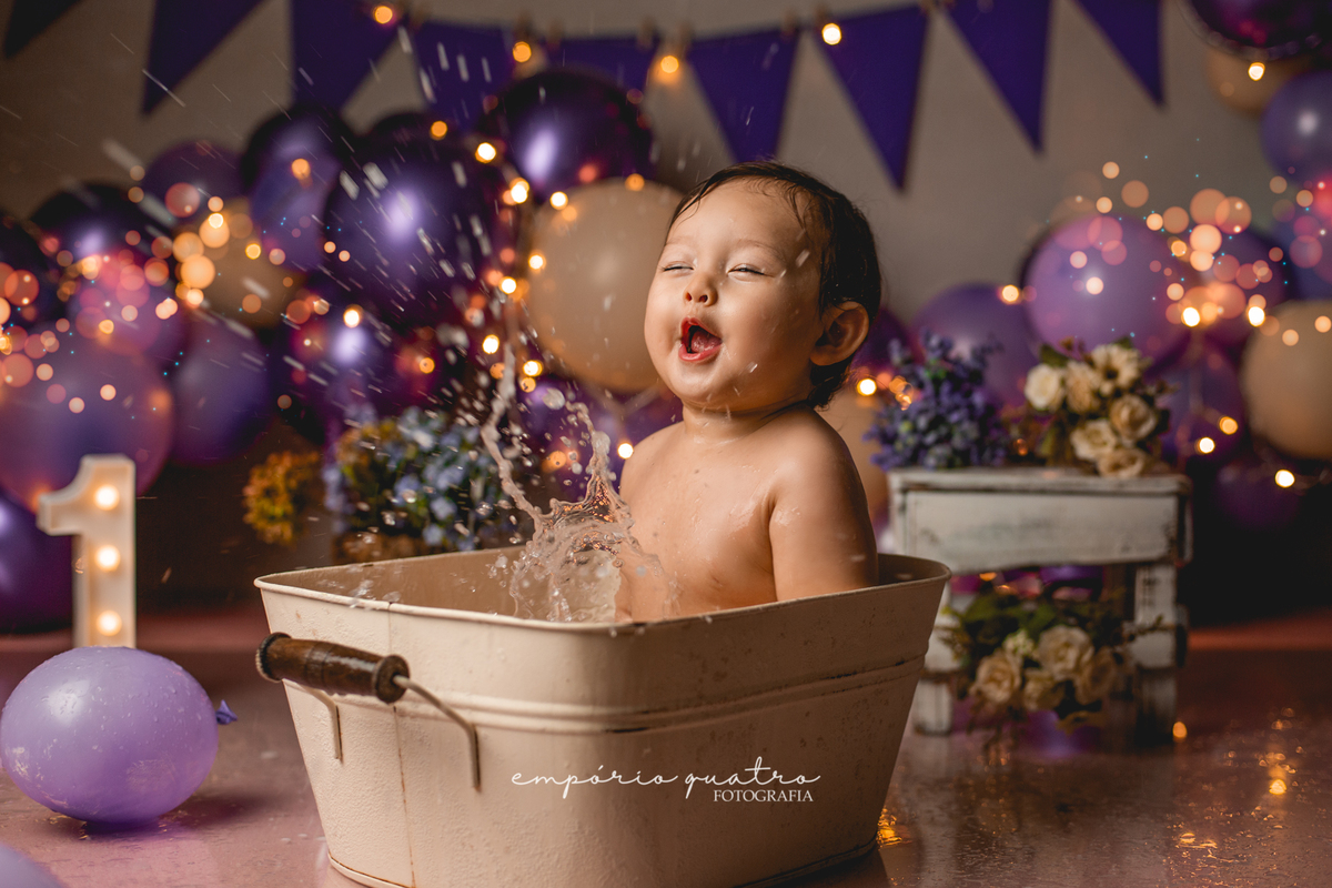 Ensaio Smash The Cake ABC