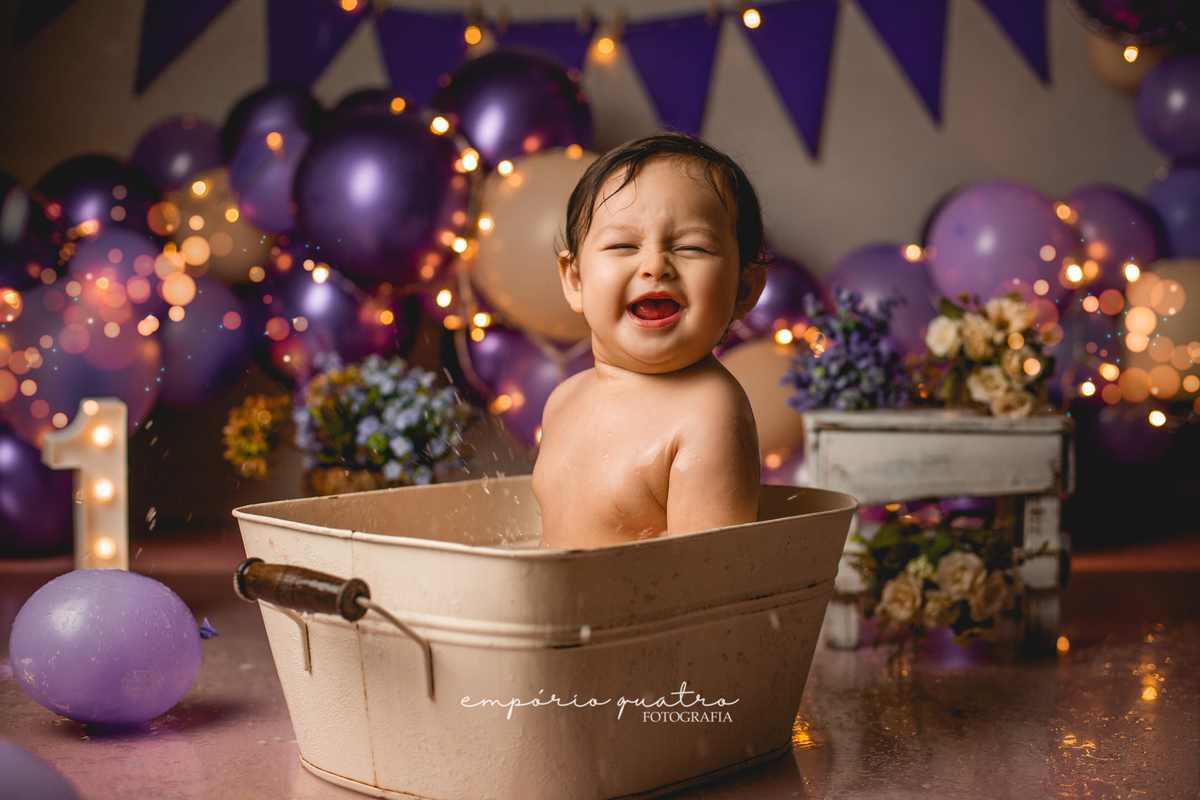 Ensaio Smash The Cake ABC