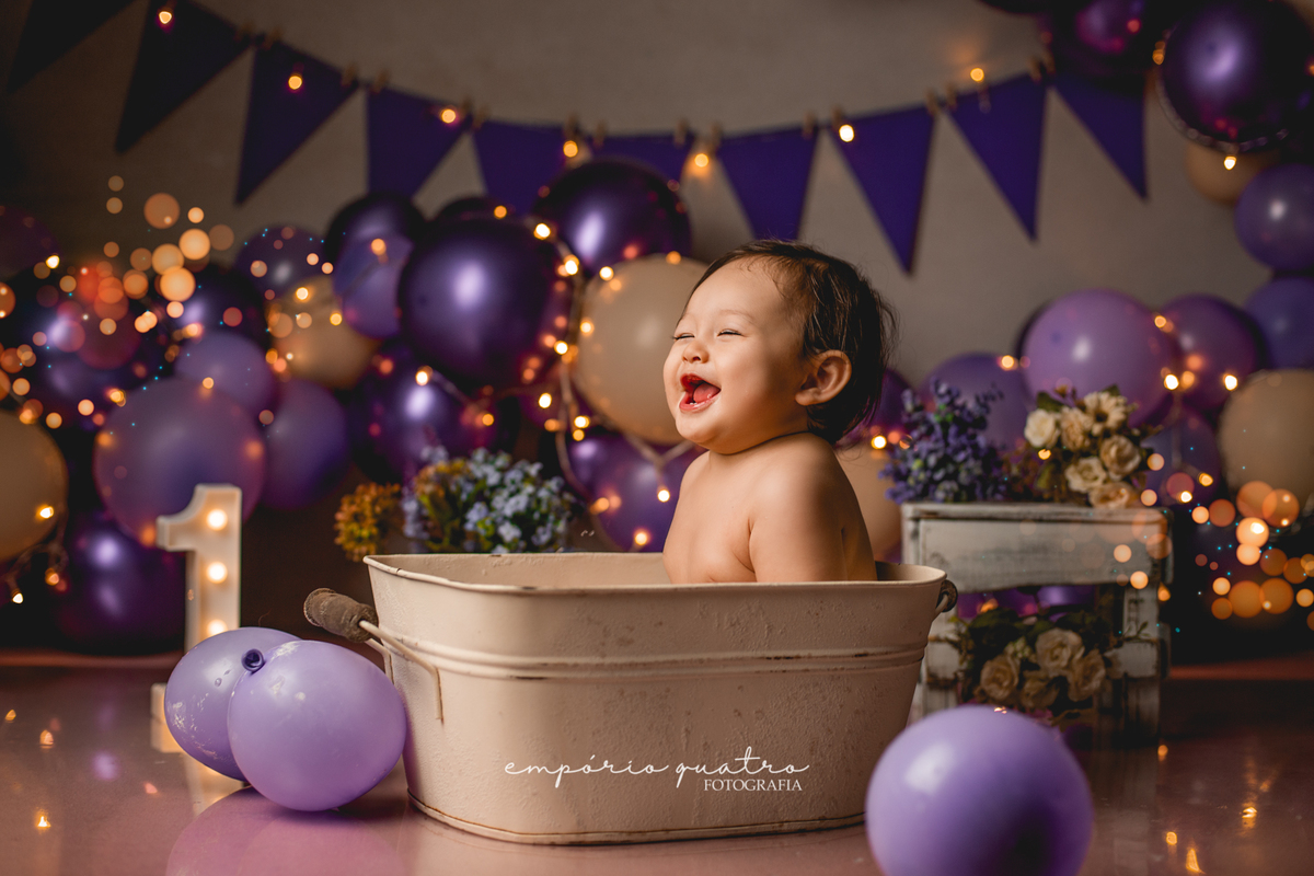 Ensaio Smash The Cake ABC