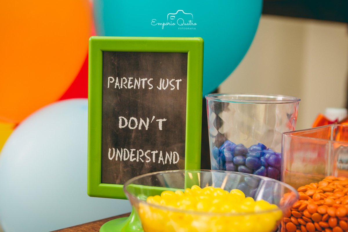 fotografia aniversário detalhes decoração no tema dj