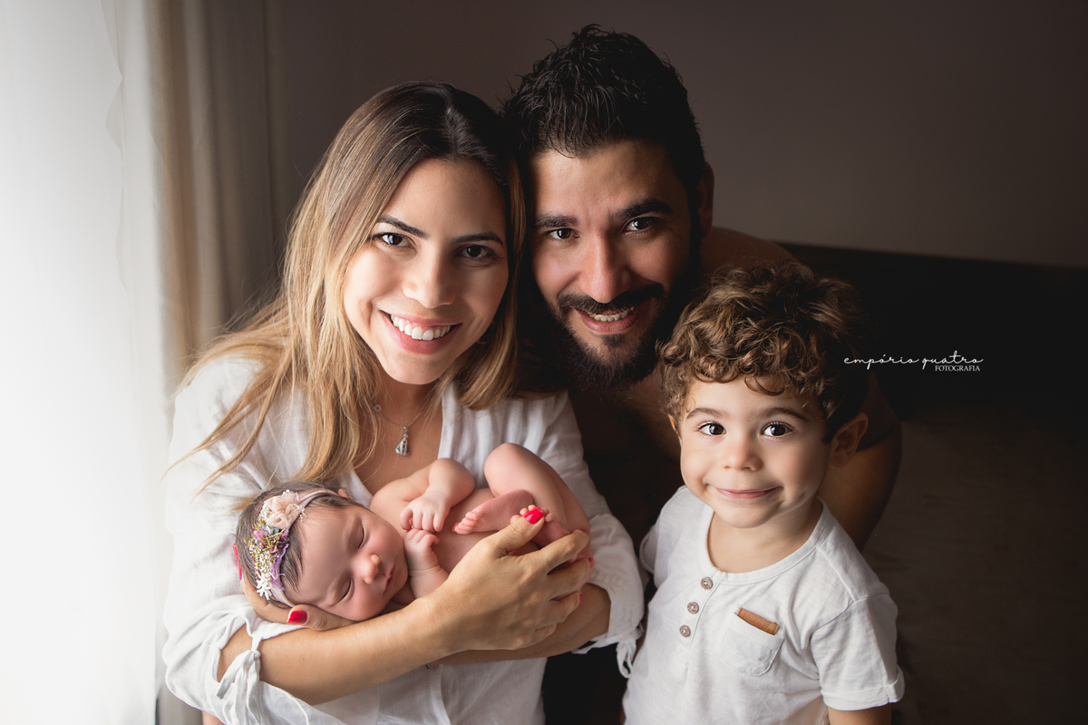 Ensaio Newborn no ABC com Familia