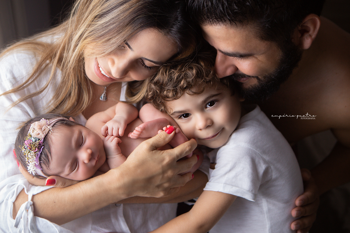 Ensaio Newborn no ABC com Familia