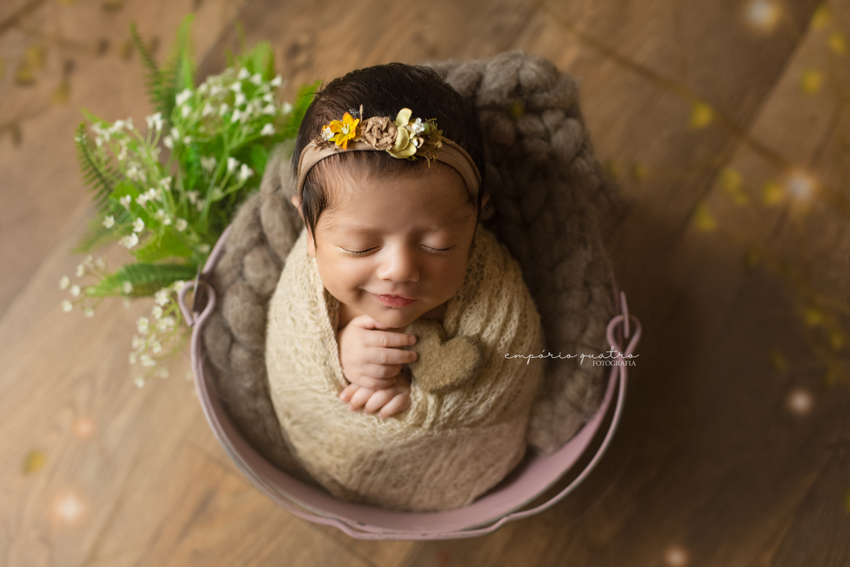 Ensaio newborn ABC menina