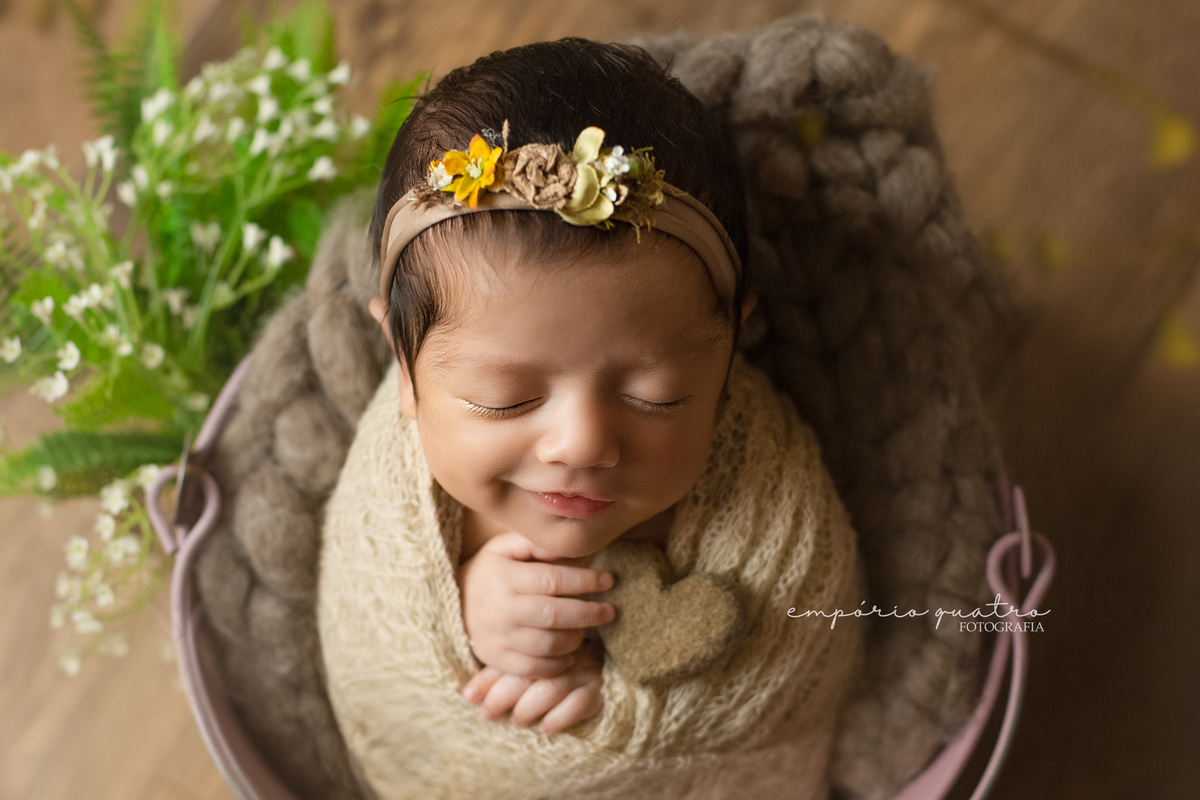 Ensaio newborn ABC menina