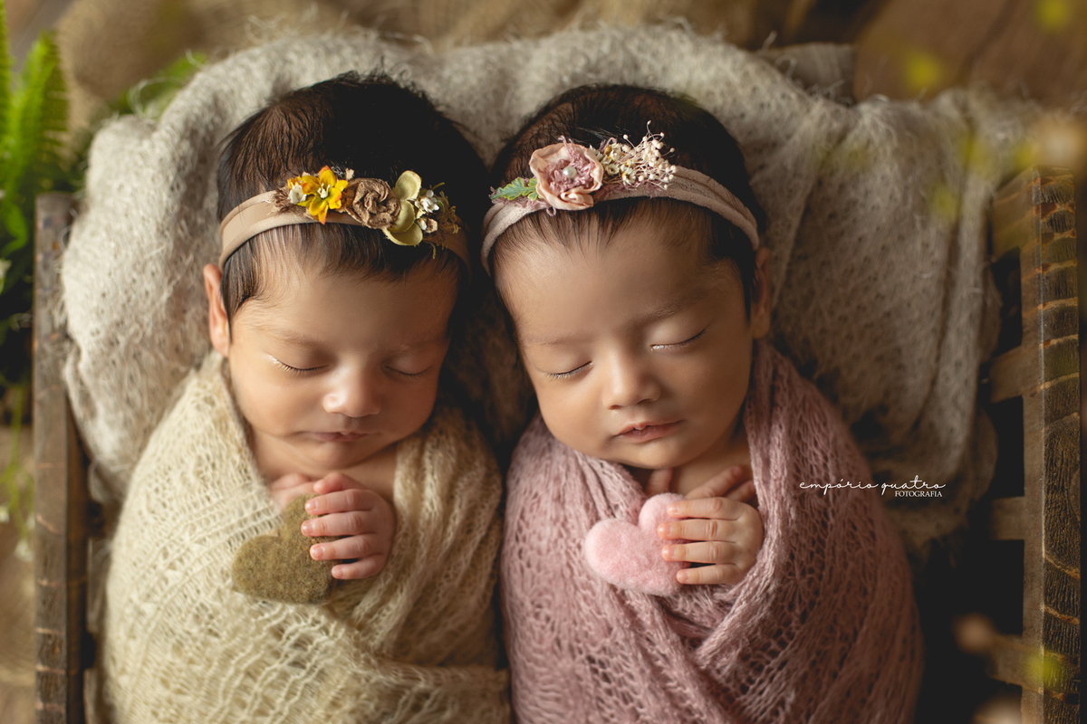 Ensaio newborn ABC gemeos