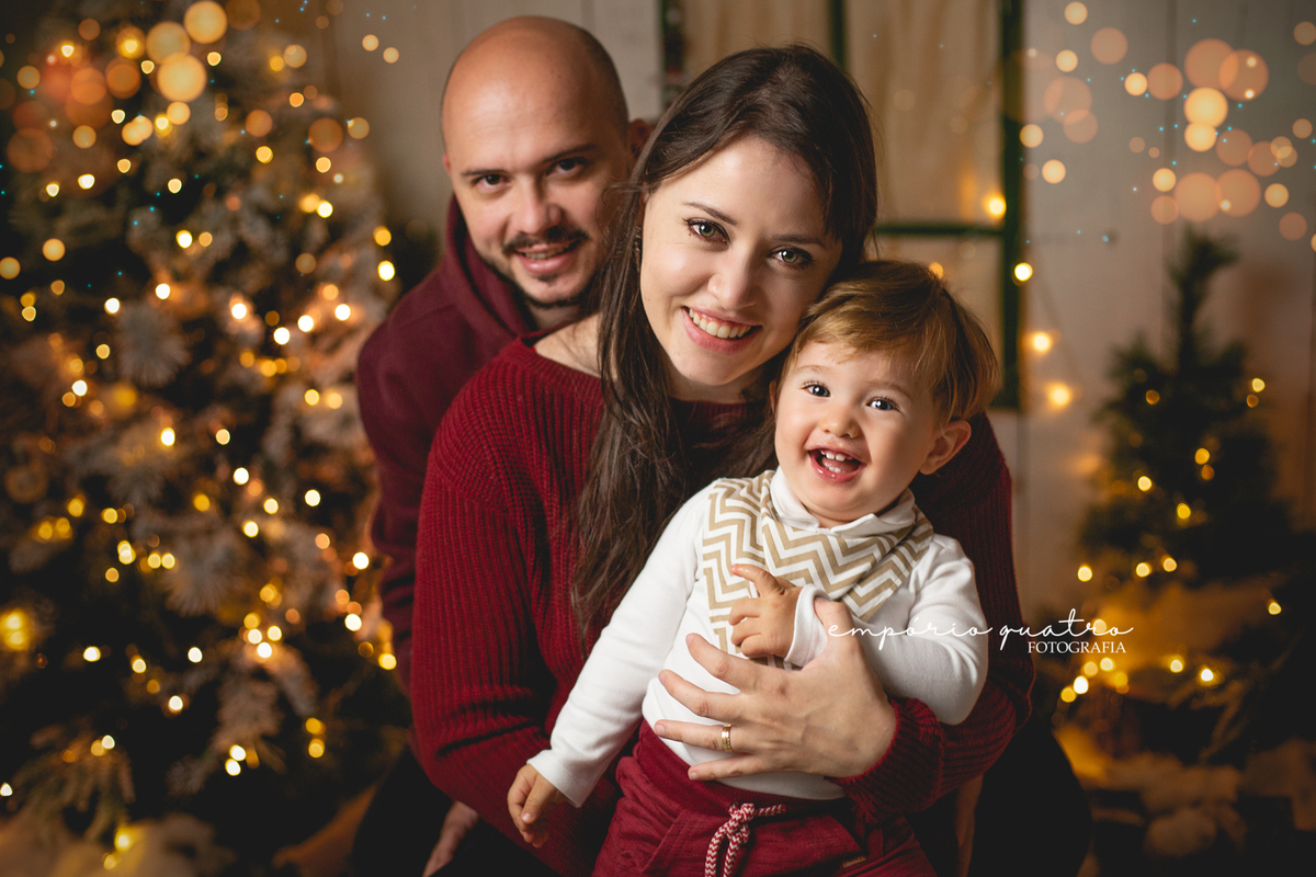 ensaio de natal com família no abc sp