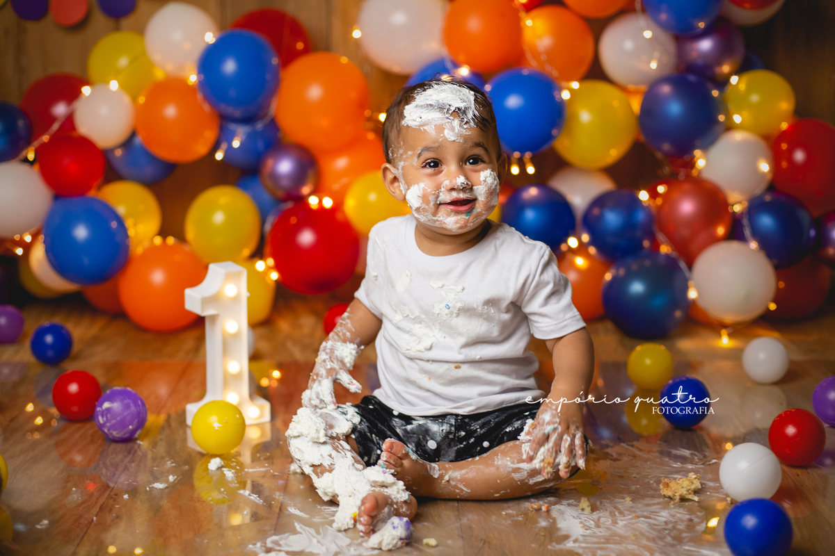 ensaio smash the cake em são caetano do sul