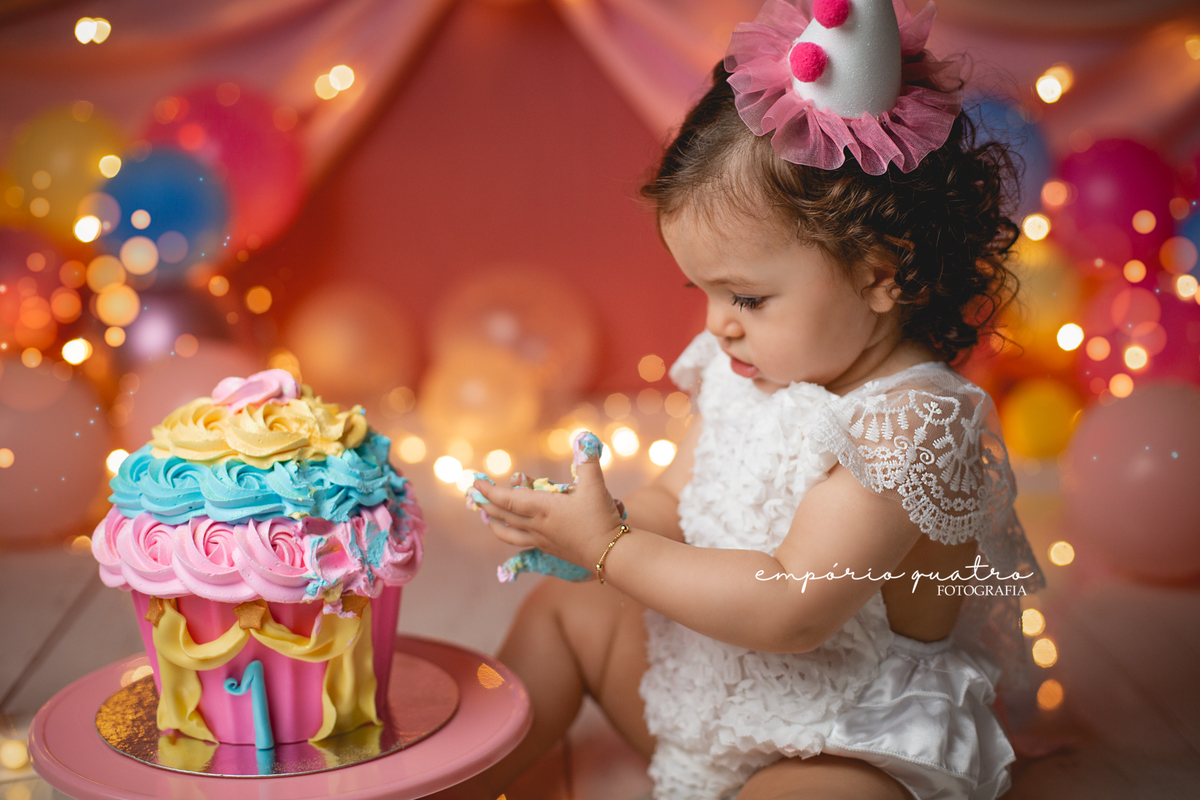 ensaio smash the cake circo abc scs