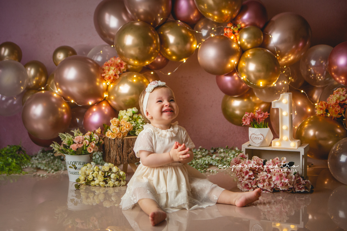 ensaio smash the cake no ABC SP