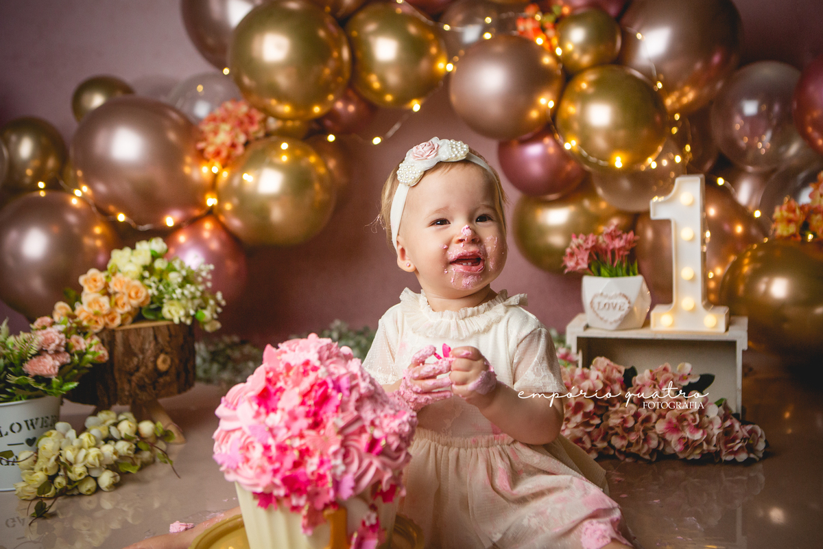 ensaio smash the cake menina são caetano do sul ABC