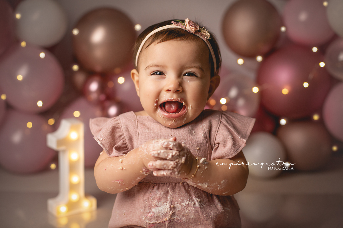 Ensaio Smash The Cake menina ABC SP