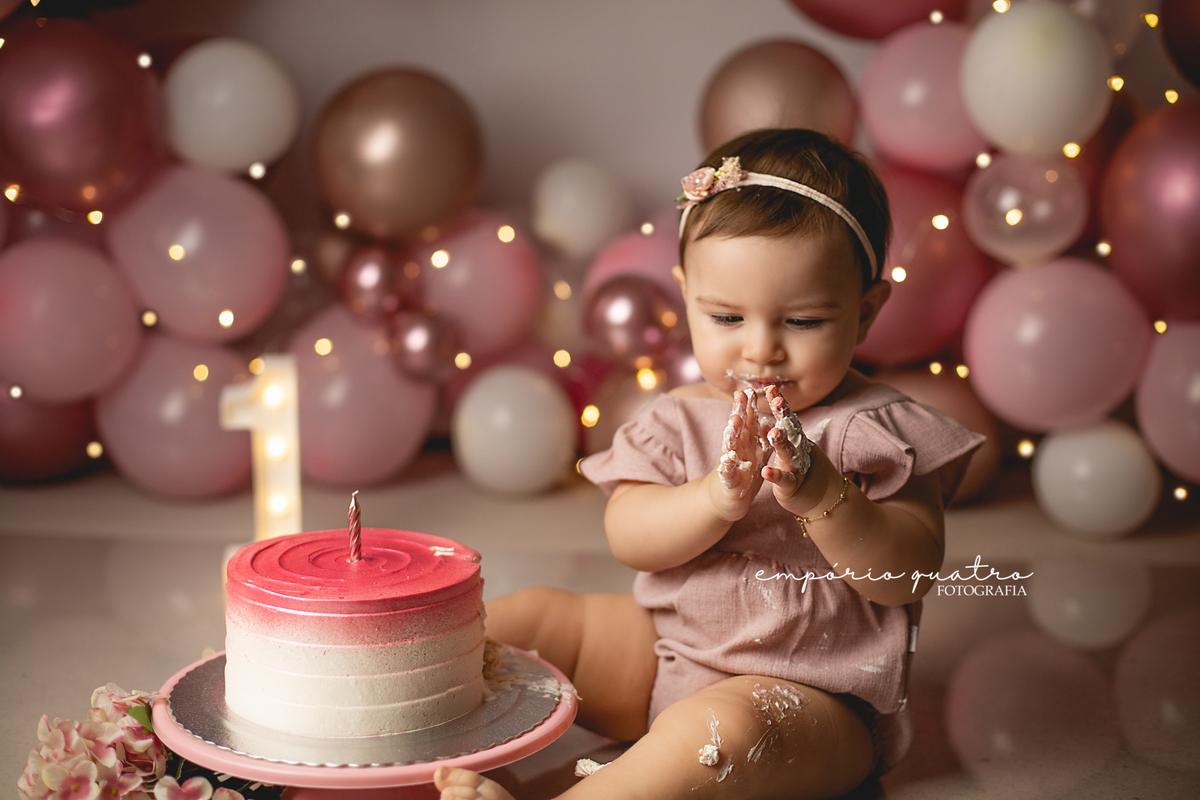 Ensaio Smash The Cake ABC