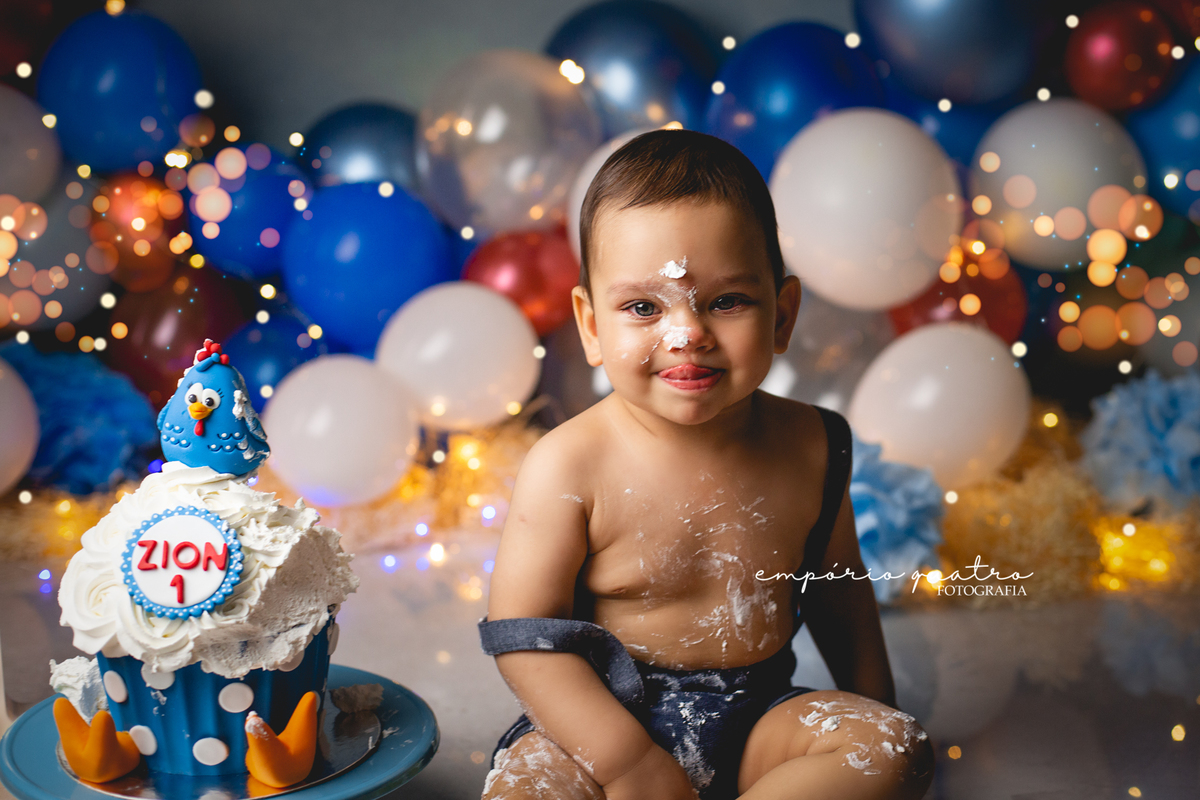 Ensaio Smash The Cake Galinha Pintadinha ABC