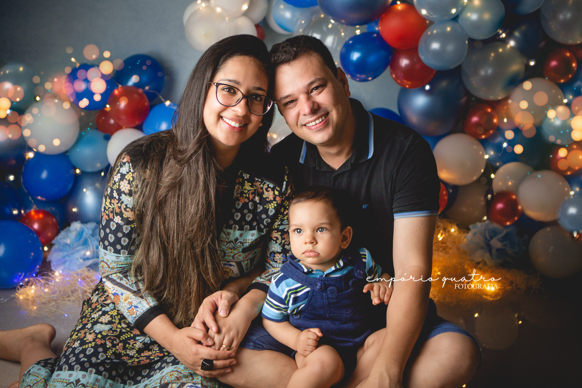 Ensaio Smash The Cake com Família ABC