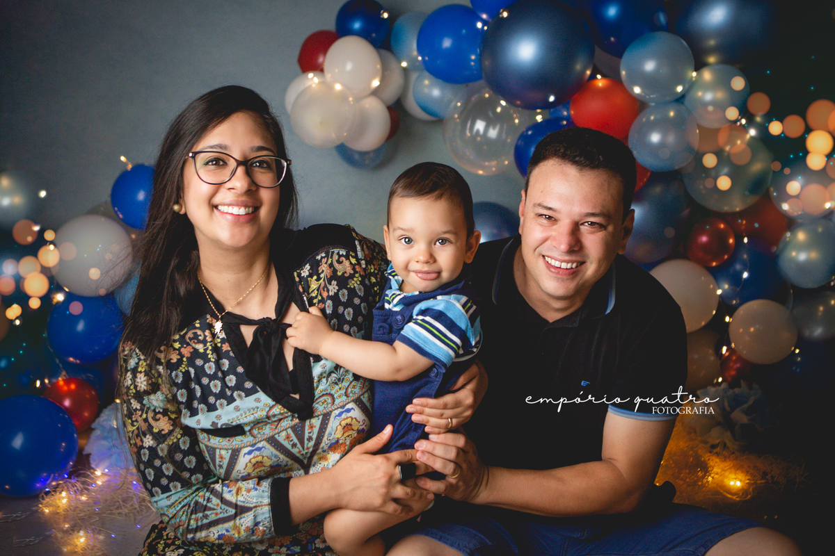 Ensaio Smash The Cake com Família ABC