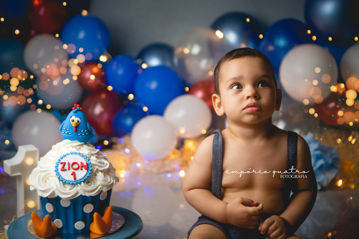 Ensaio Smash The Cake Galinha Pintadinha ABC