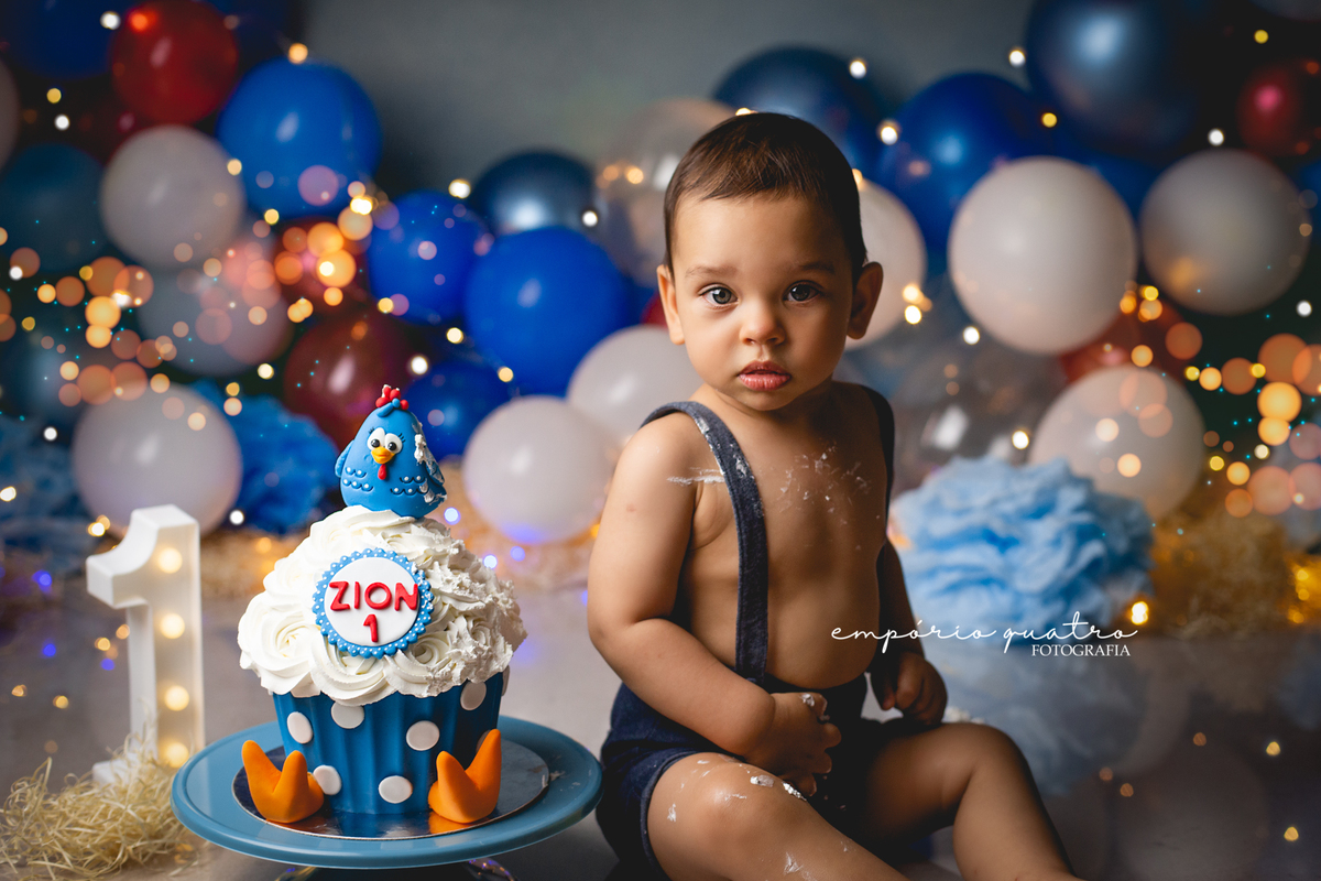 Ensaio Smash The Cake Galinha Pintadinha ABC