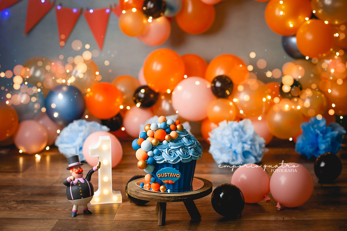 Ensaio Smash The Cake Bita no ABC