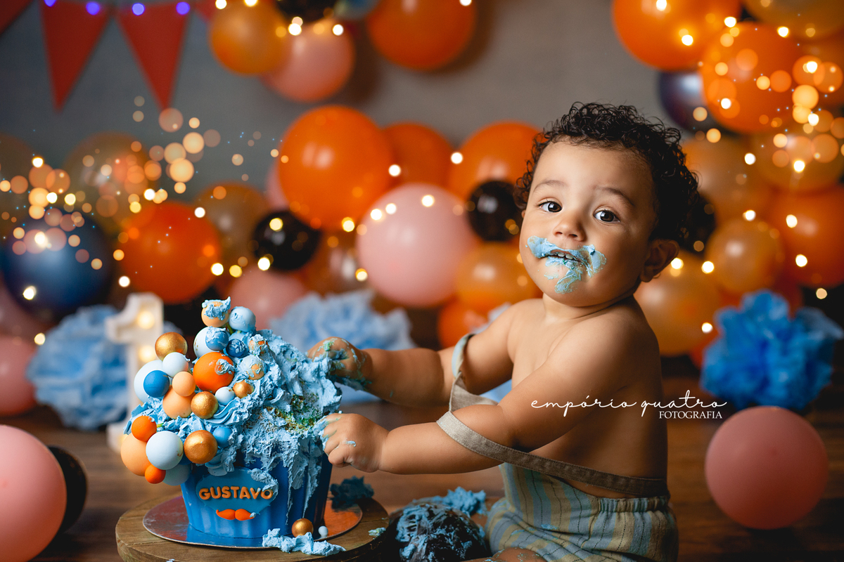 Ensaio Smash The Cake Bita no ABC