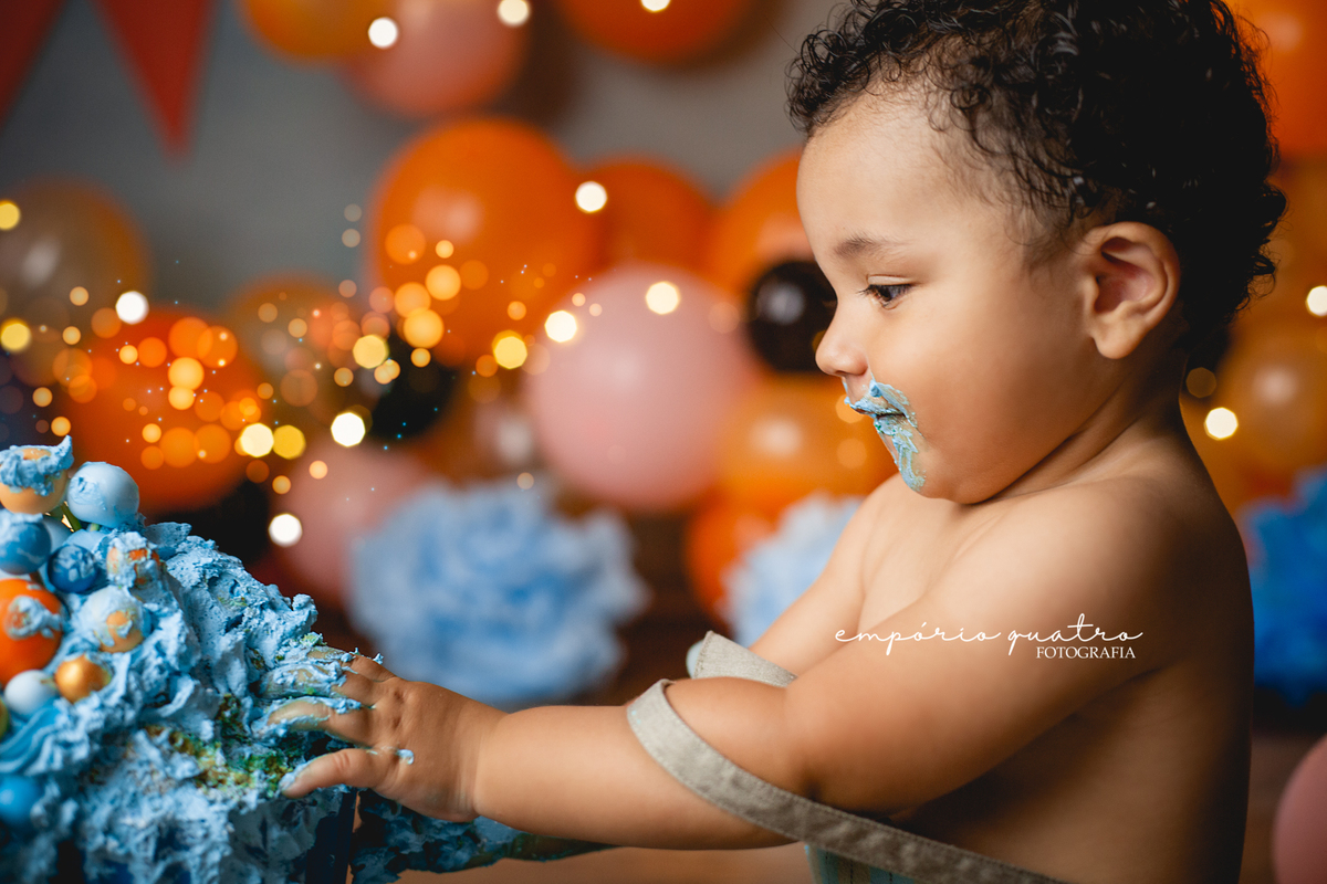 Ensaio Smash The Cake Bita no ABC