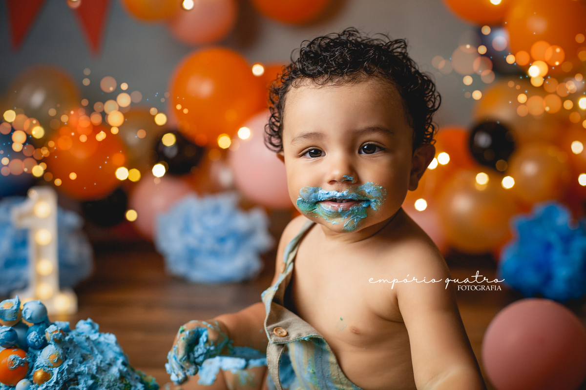 Ensaio Smash The Cake Bita no ABC