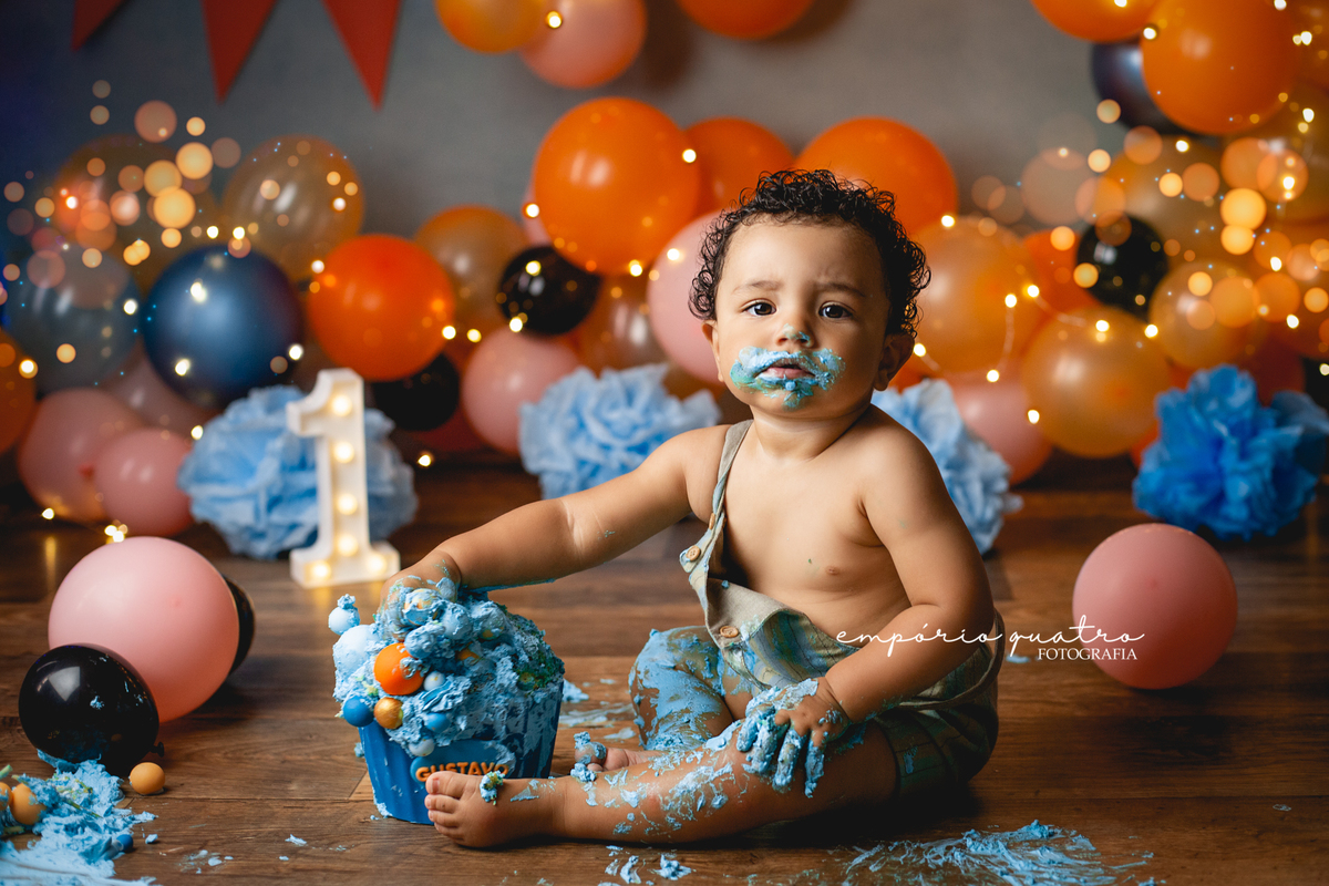 Ensaio Smash The Cake Bita no ABC