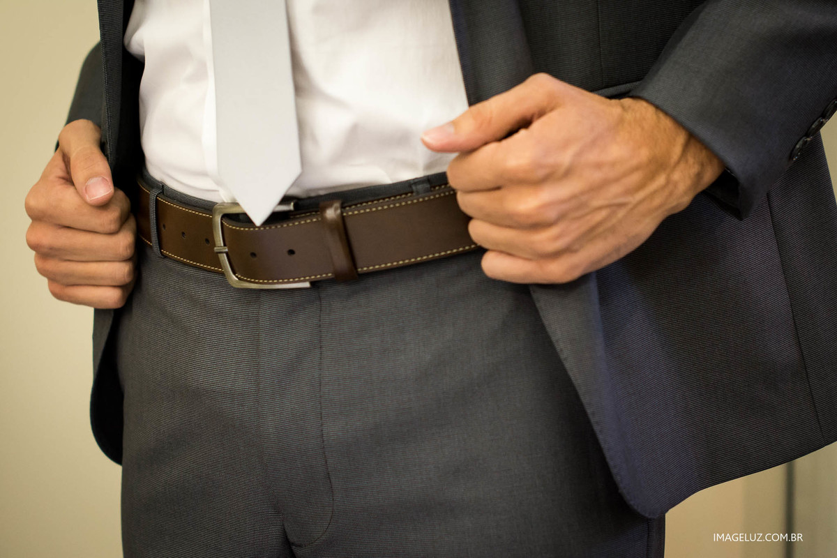 Detalhes do making of do noivo, prestes a se casar! 