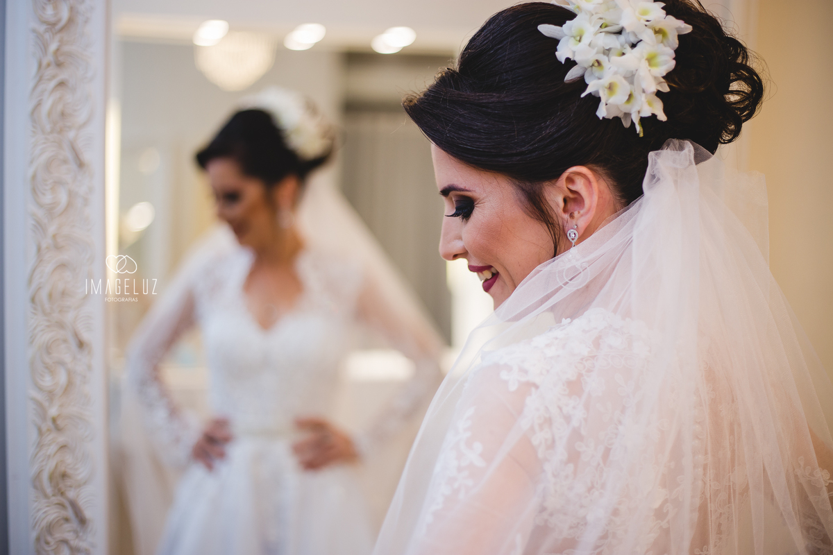 noiva pronta para casar. Fotografia em Cuiabá, Fotógrafo de casamento.
