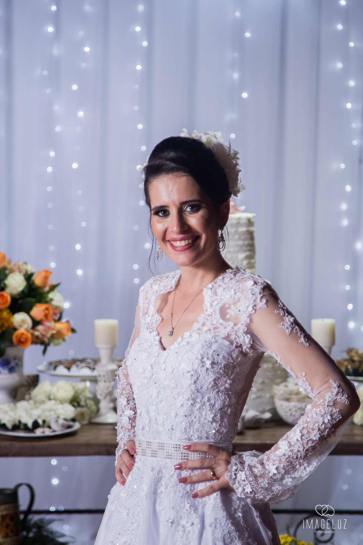 noiva em seu casamento em cuiaba