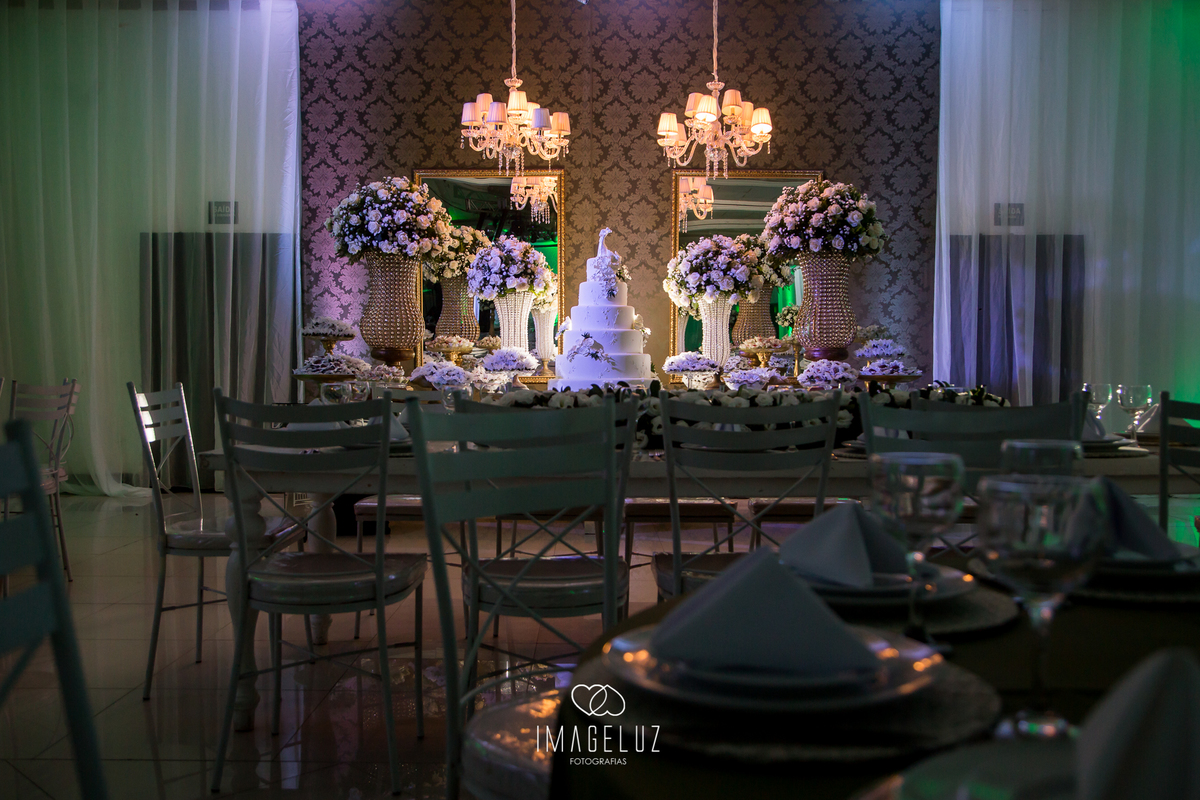 Saão para casamentos, decorados.