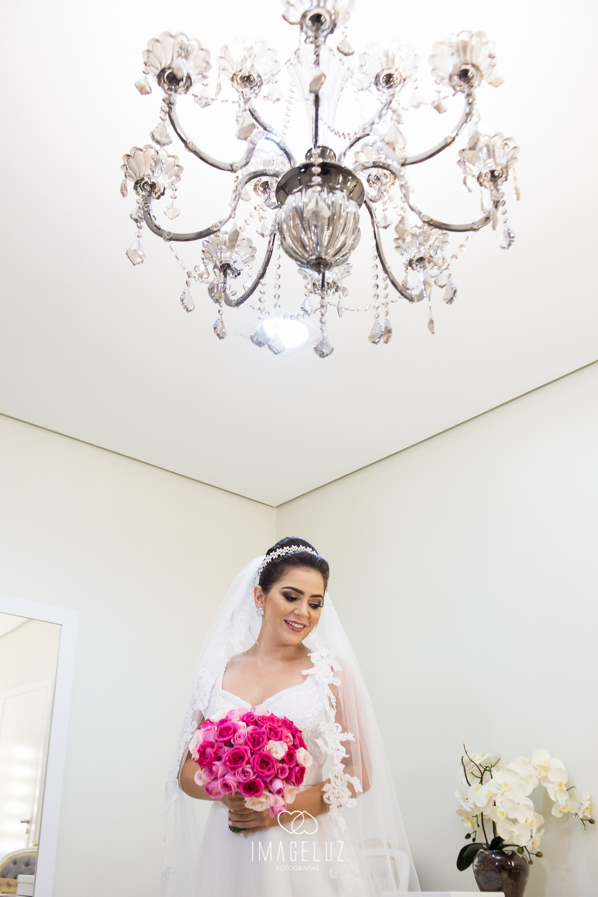 Noiva pronta para casar em Cuiabá.