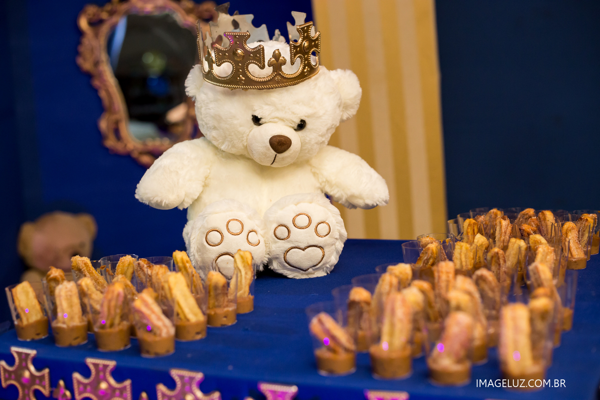 decoração com urso principe