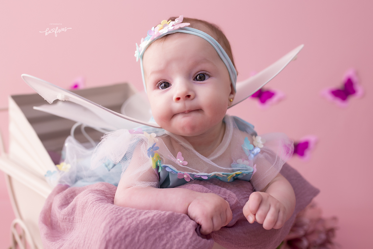 no mes versario usamos o tema borboleta