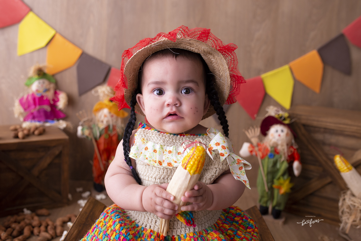 no acompanhamento mensal usamos o tema junino