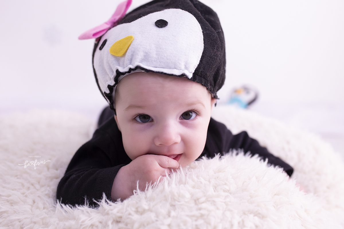 no ensaio infantil usamos o tema de inverno