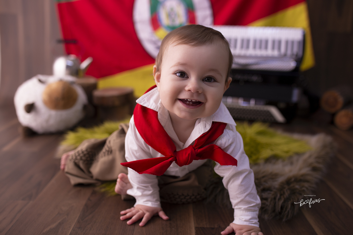 no acompanhamento mensal o bebe sorri