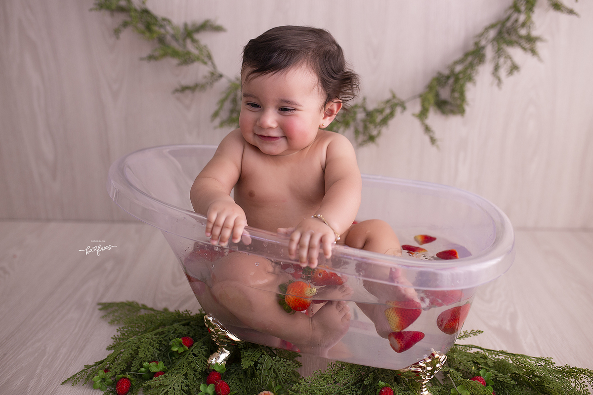ensaio com agua no acompanhamento mensal