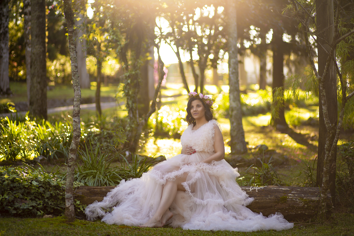 ensaio externo de gestante