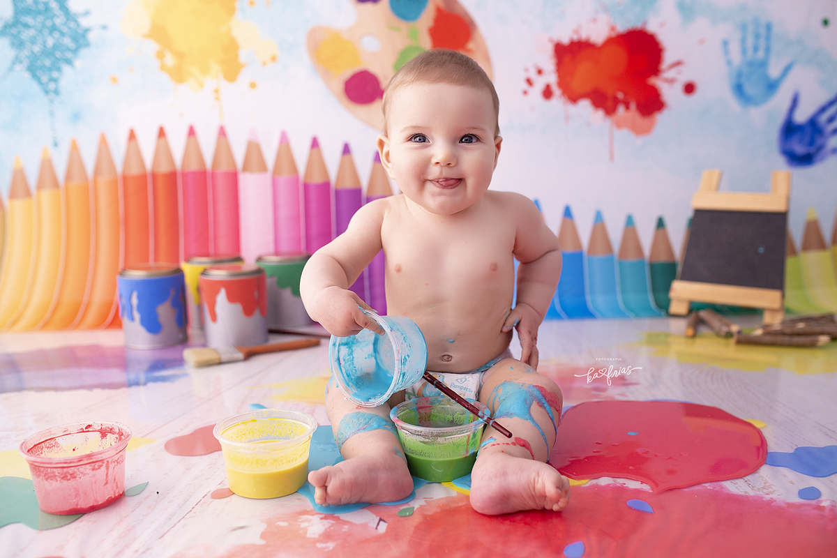 no acompanhamento mensal o bebe se suja