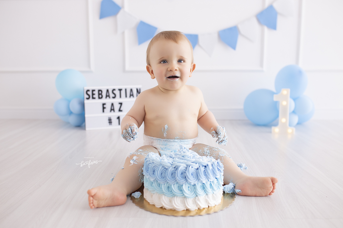 ensaio smash com bolo