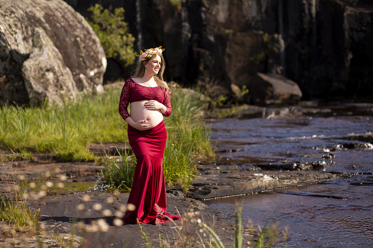ensaio externo de gestante em jaquirana-rs