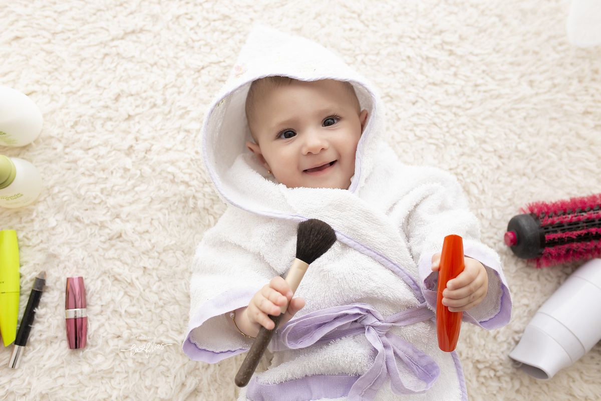 a bebe sorri para a fotografa de caxias do sul, ka frias