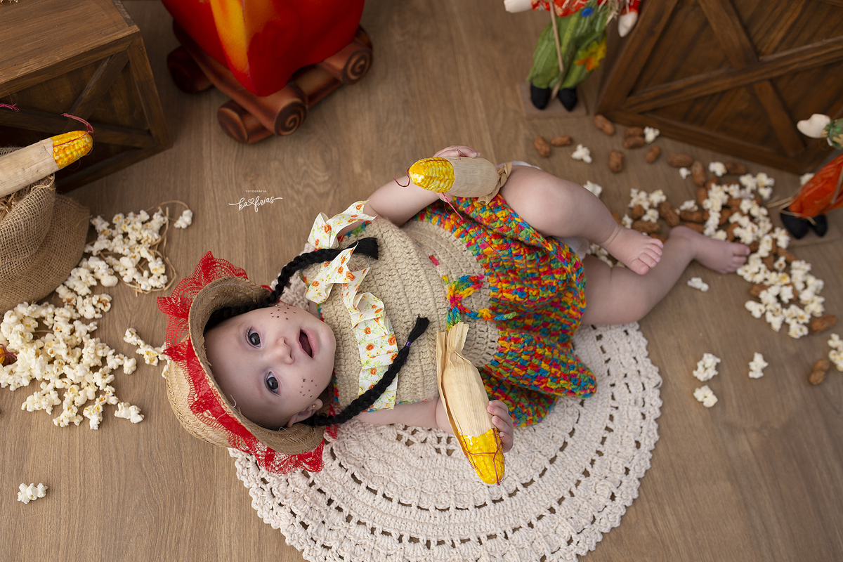 ensaio caipira de bebes