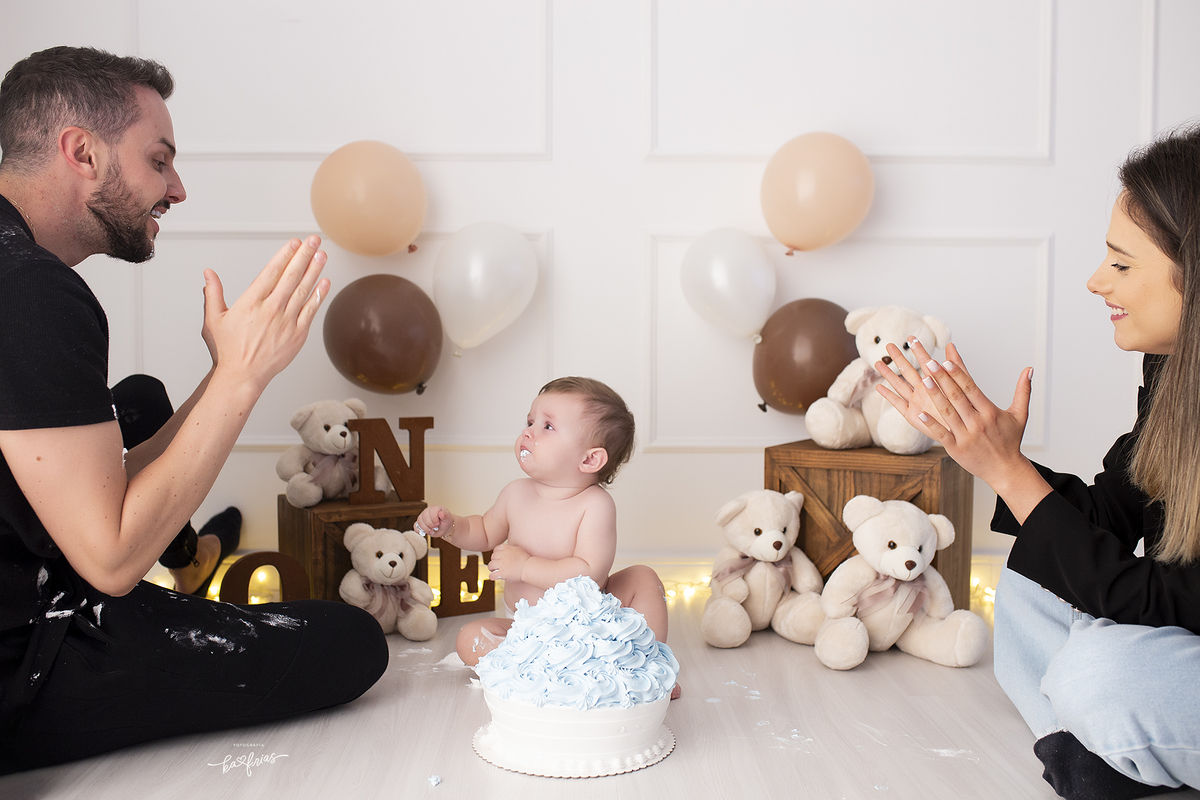 os pais participam do ensaio de bolo em caxias do sul-rs