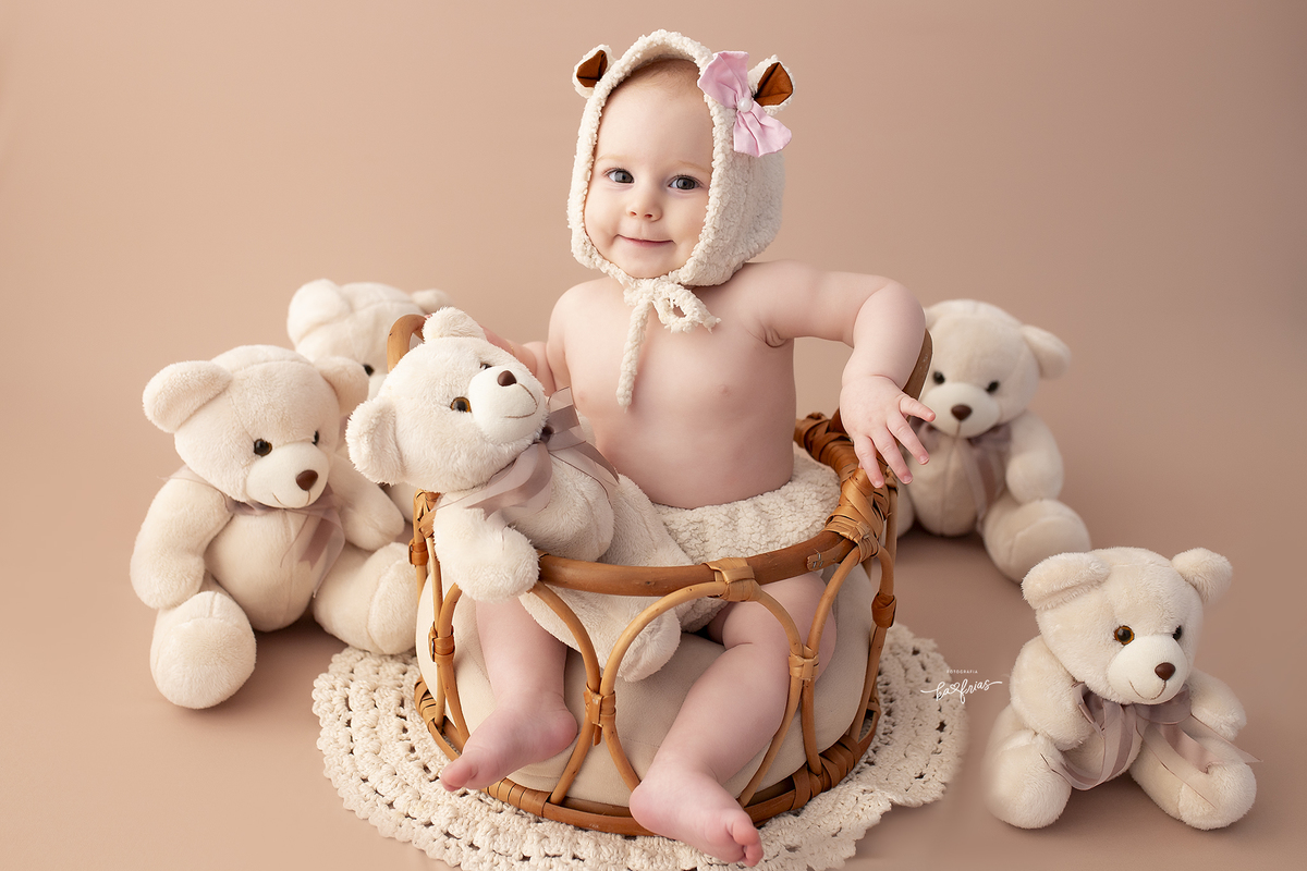 a bebe sorri para a fotografa de caxias do sul, ka frias