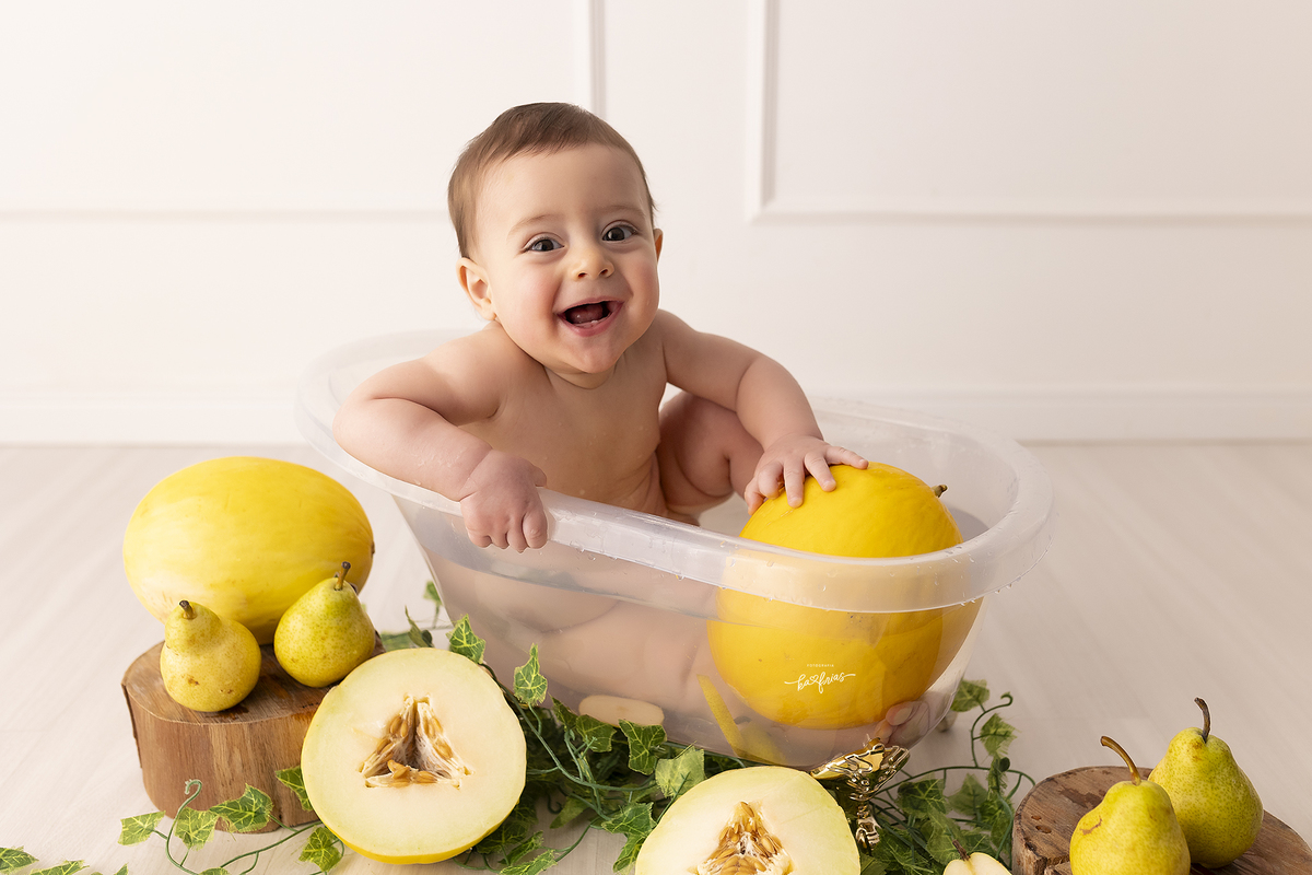 o bebe sorri na sessão de fotos em caxias do sul-rs