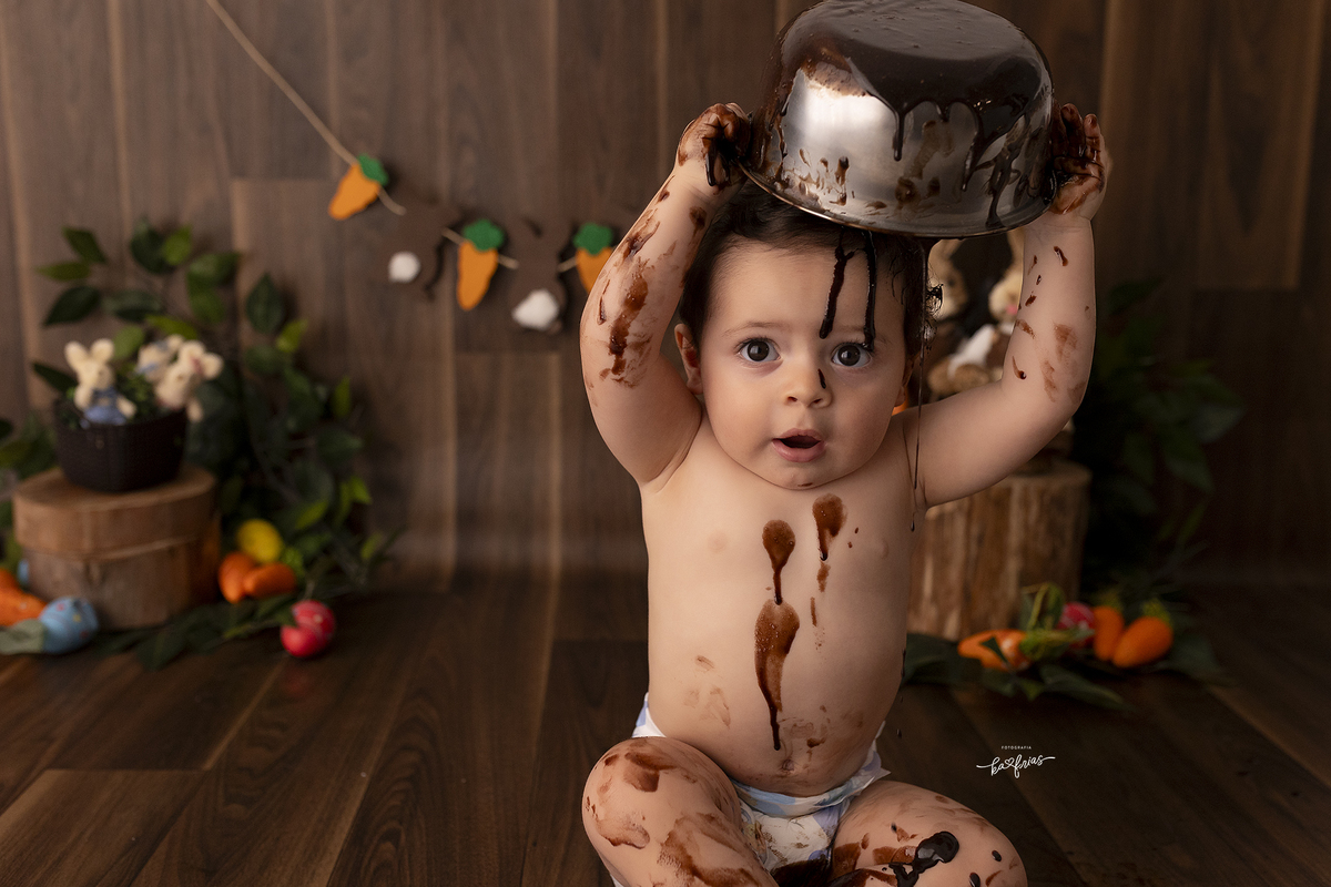 ensaio de pascoa com chocolate em caxias do sul-rs