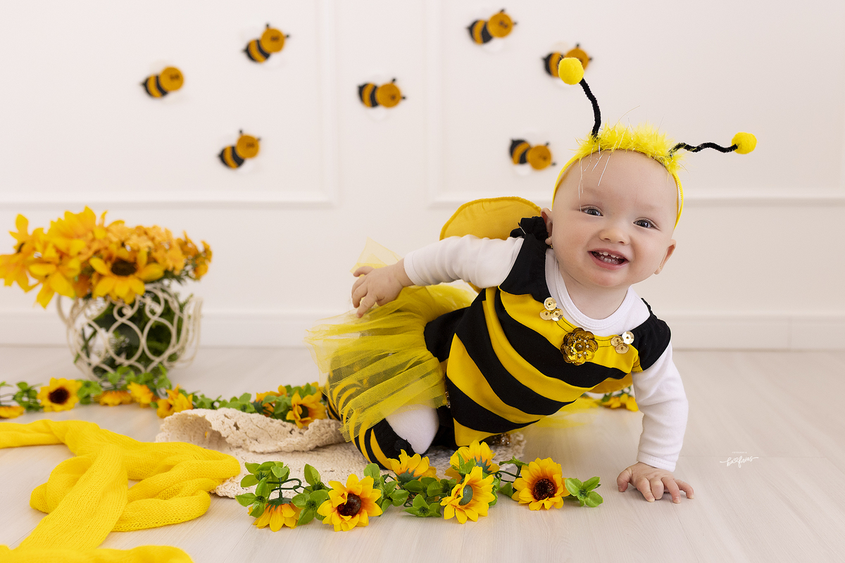a bebe sorri para a fotografa de caxias do sul, ka frias